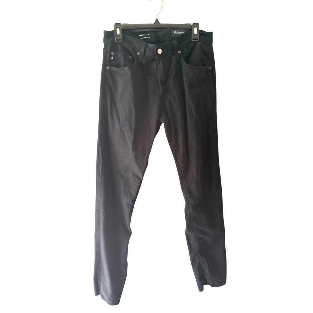 AG Adriano Goldschmied Tellis Modern Slim Black Pants 31x34 1783SUDSBA 34